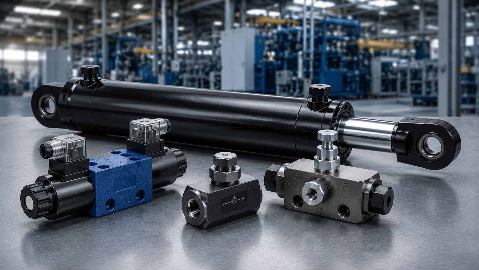 Hydraulics components for ISBM PET production lines