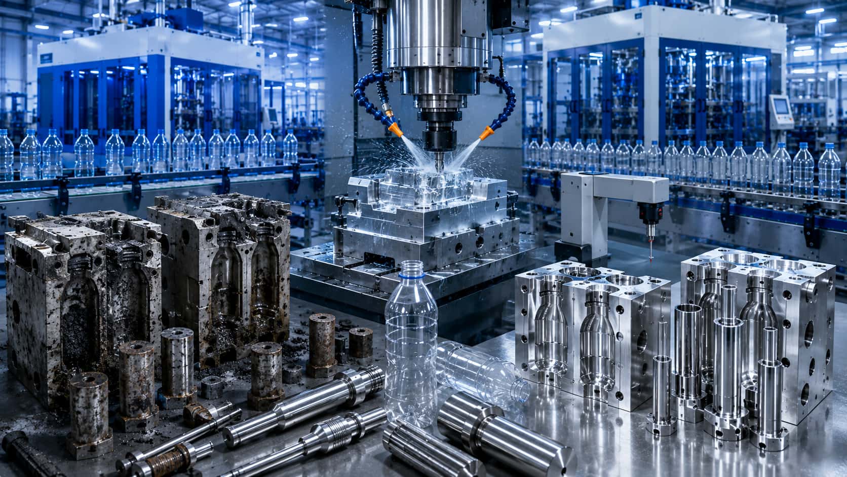 Refurbished ISBM machine components and modules